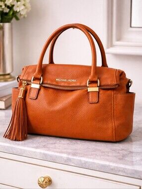 Michael Kors Weston Foldover Crossbody Satchel with Tassel
